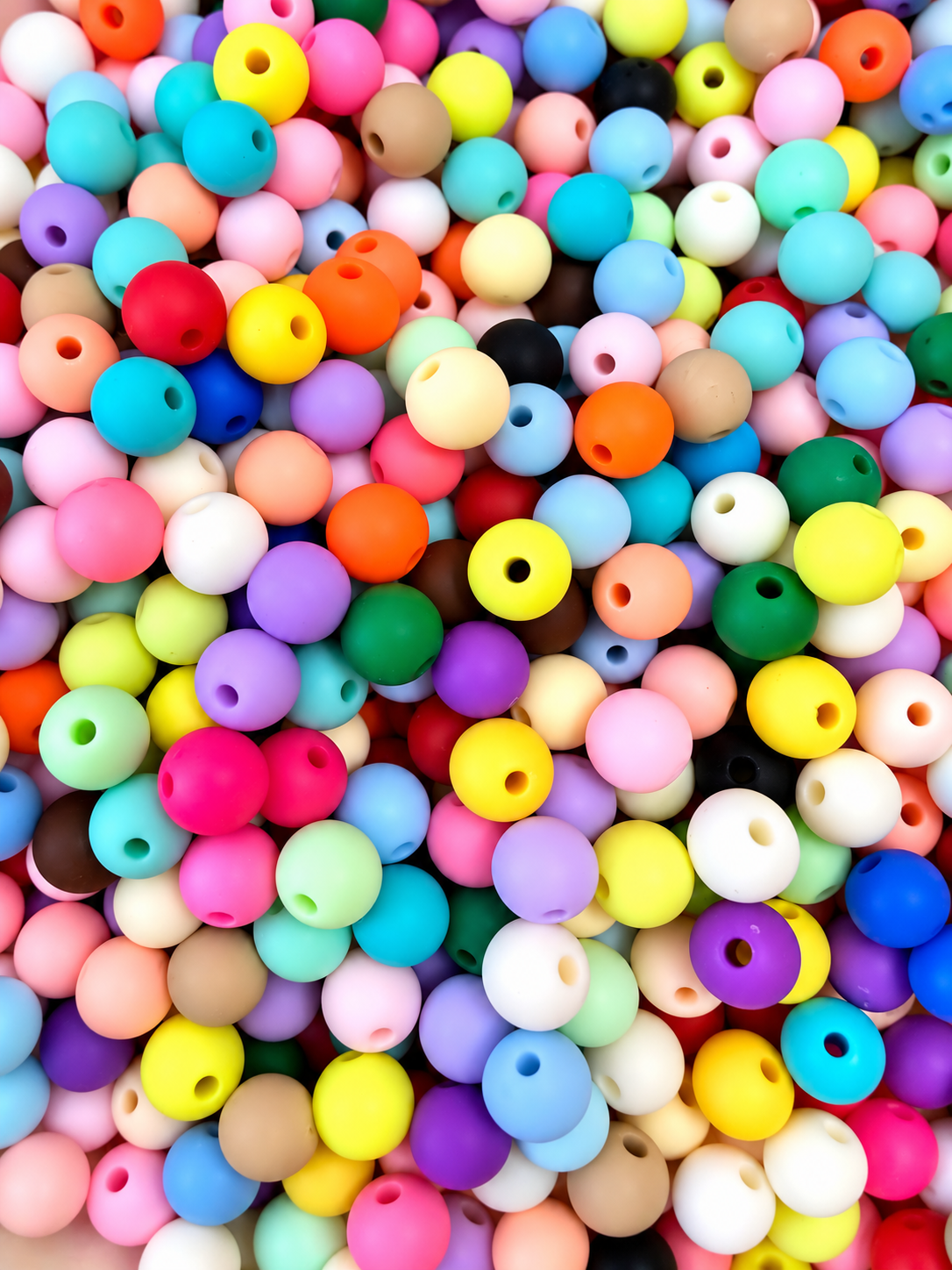 8mm Acrylic Mixed Matte Beads
