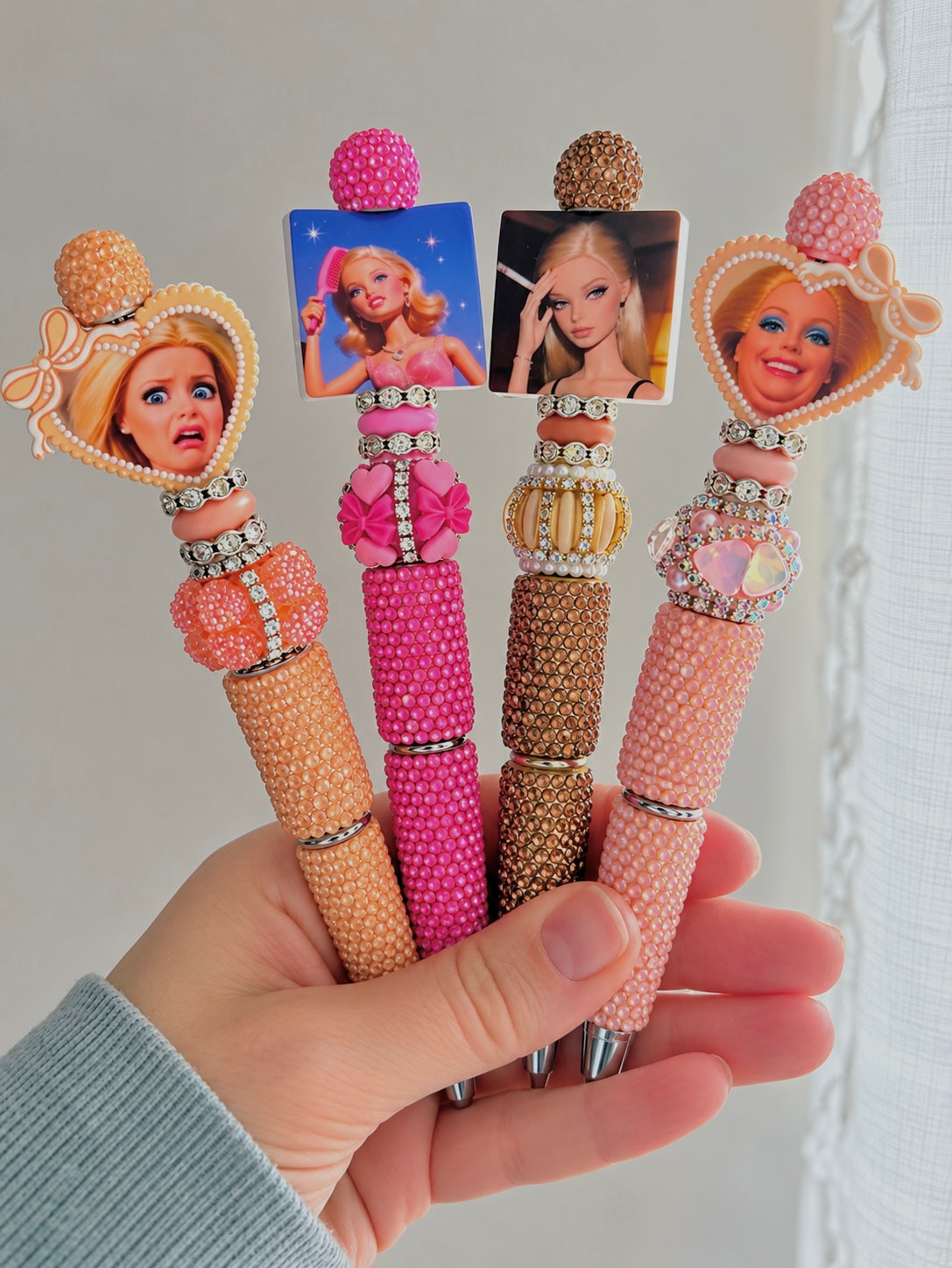 Barbie Rhinestone Beaded Fancy Pen