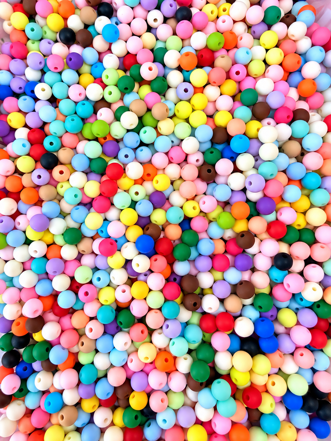 8mm Acrylic Mixed Matte Beads