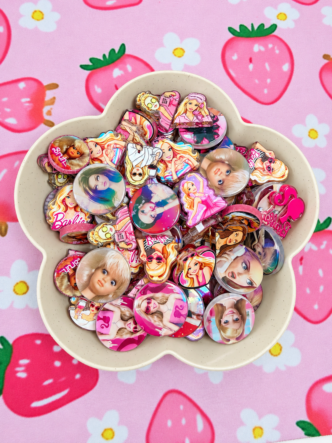 Barbie Acrylic Bead Mix
