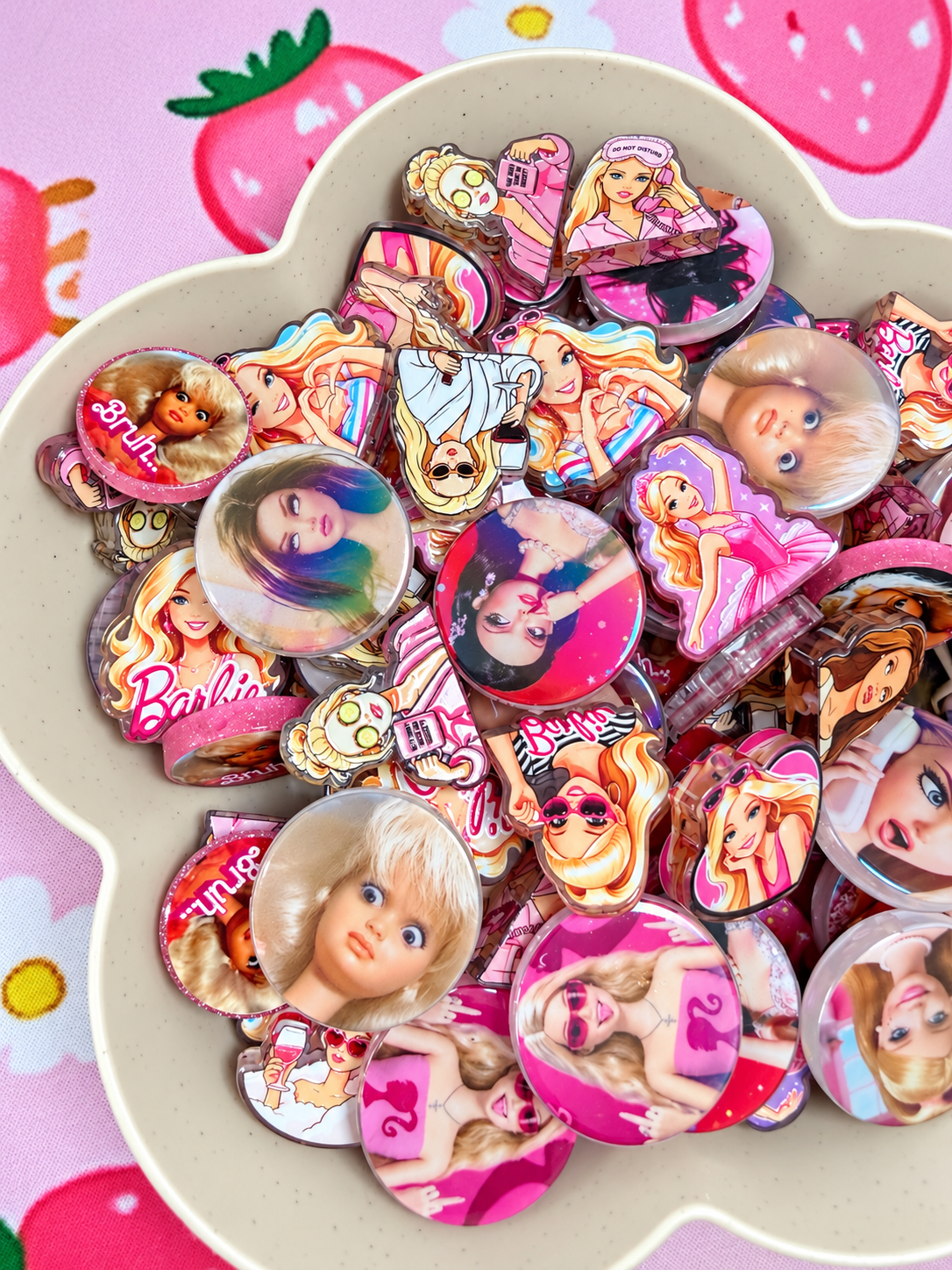 Barbie Acrylic Bead Mix
