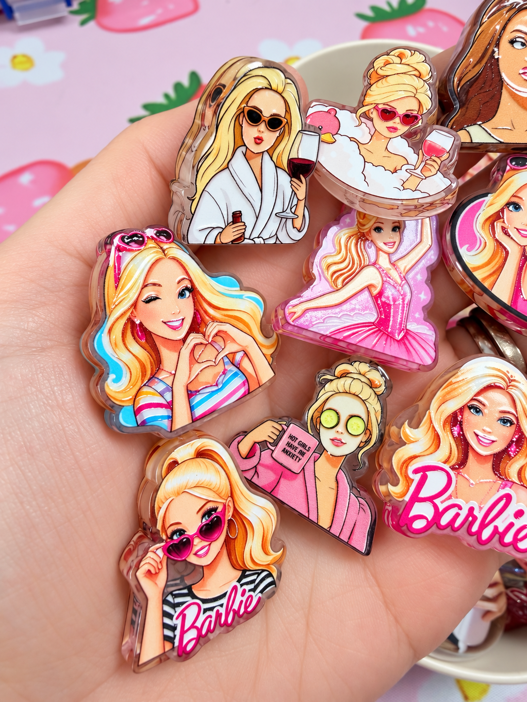 Barbie Acrylic Bead Mix